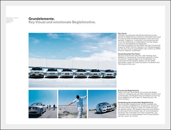 BMW Premium Selection Styleguide